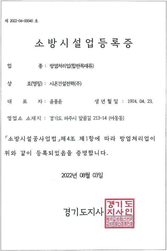 방염업